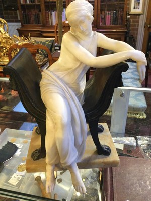 Lot 130 - Antonio Frilli (Italian 1860-1902) A seated...