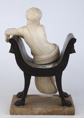 Lot 130 - Antonio Frilli (Italian 1860-1902) A seated...