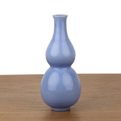 Lot 489 - Lavender blue Peking glass vase Chinese,...