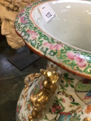 Lot 132 - A pair of 19th century Chinese canton vases,...