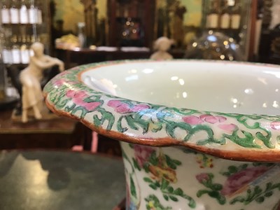 Lot 132 - A pair of 19th century Chinese canton vases,...