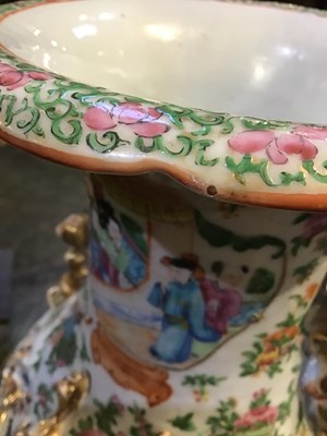 Lot 132 - A pair of 19th century Chinese canton vases,...