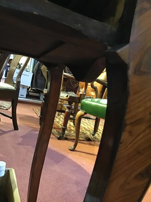 Lot 134 - A 19th century French parquetry kingwood side...