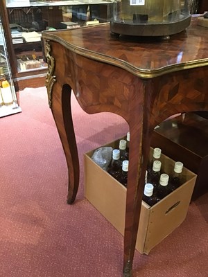 Lot 134 - A 19th century French parquetry kingwood side...