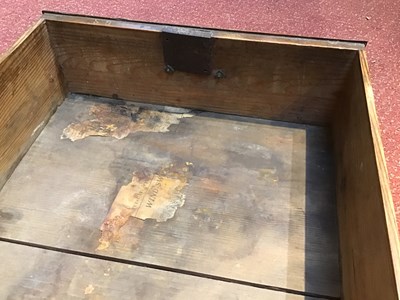 Lot 135 - A George II cedarwood and parquetry bureau,...