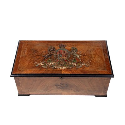 Lot 198 - A large Swiss music box by David Roberts, 68cm...