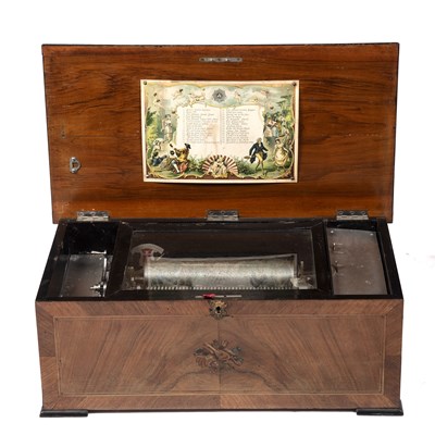 Lot 198 - A large Swiss music box by David Roberts, 68cm...