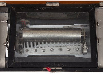 Lot 198 - A large Swiss music box by David Roberts, 68cm...