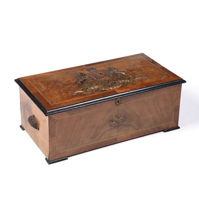 Lot 198 - A large Swiss music box by David Roberts, 68cm...