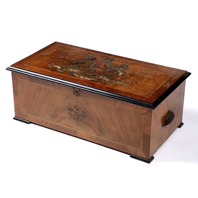 Lot 198 - A large Swiss music box by David Roberts, 68cm...