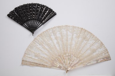 Lot 210 - Five 19th century French of mother of pearl...