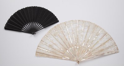 Lot 210 - Five 19th century French of mother of pearl...