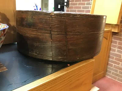 Lot 160 - An 18th century turned elm bowl, 30cm diameter