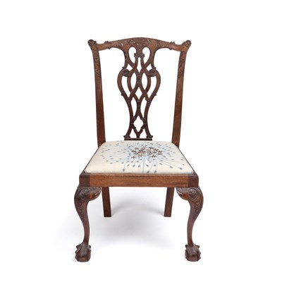 Lot 148 - A Victorian Chippendale style mahogany child's...