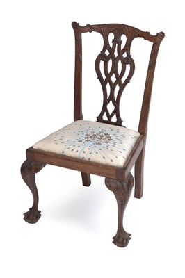 Lot 148 - A Victorian Chippendale style mahogany child's...