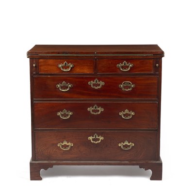 Lot 144 - A George III mahogany bachelor's chest with...