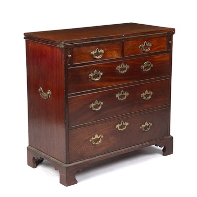 Lot 144 - A George III mahogany bachelor's chest with...