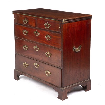 Lot 144 - A George III mahogany bachelor's chest with...