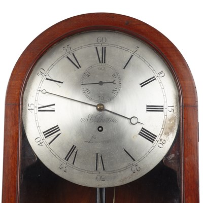Lot 192 - A 19th century mahogany regulator longcase...