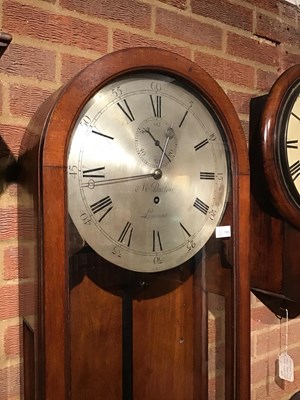 Lot 192 - A 19th century mahogany regulator longcase...