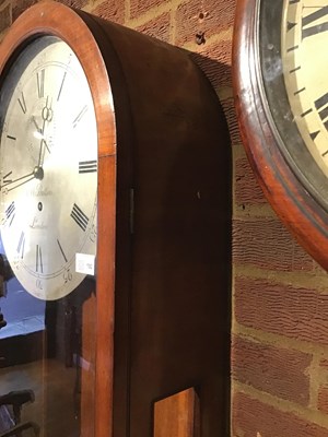 Lot 192 - A 19th century mahogany regulator longcase...