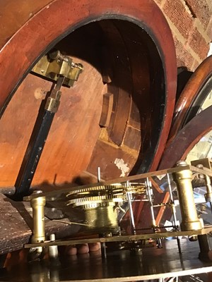 Lot 192 - A 19th century mahogany regulator longcase...