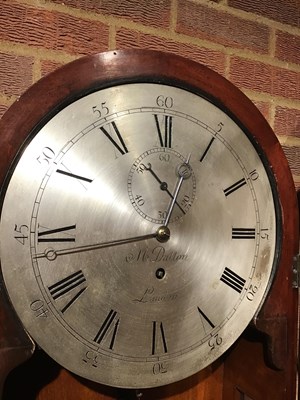 Lot 192 - A 19th century mahogany regulator longcase...