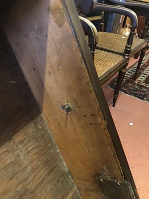 Lot 140 - A George II figured rosewood chest on chest...