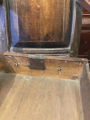Lot 140 - A George II figured rosewood chest on chest...