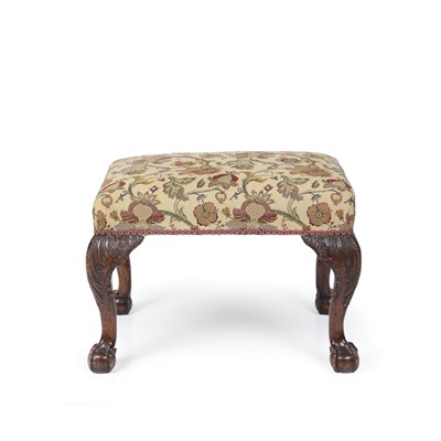 Lot 142 - A late 18th century Chippendale style black...