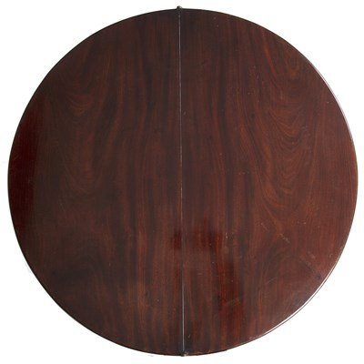 Lot 166 - A George II mahogany two fold card and tea...