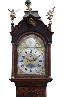 Lot 188 - An 18th century Dutch marquetry eight day...