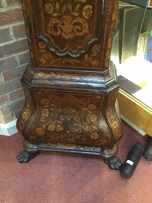 Lot 188 - An 18th century Dutch marquetry eight day...