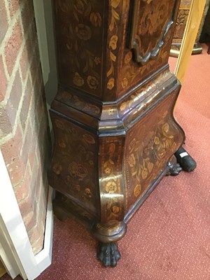 Lot 188 - An 18th century Dutch marquetry eight day...