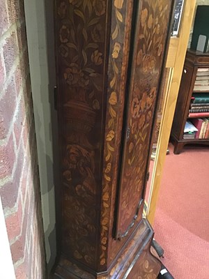 Lot 188 - An 18th century Dutch marquetry eight day...