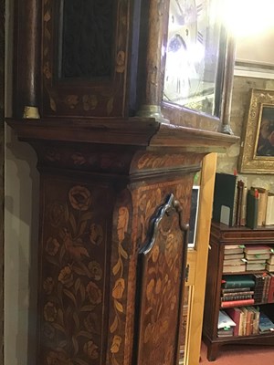 Lot 188 - An 18th century Dutch marquetry eight day...