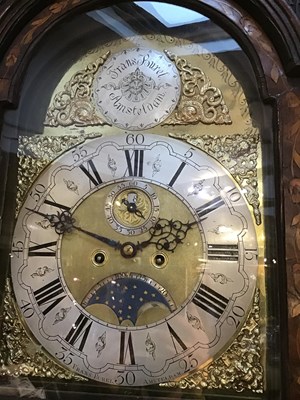 Lot 188 - An 18th century Dutch marquetry eight day...