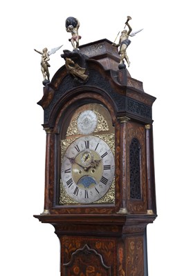 Lot 188 - An 18th century Dutch marquetry eight day...