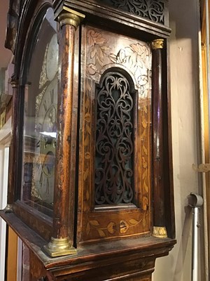 Lot 188 - An 18th century Dutch marquetry eight day...