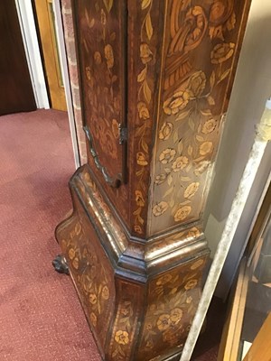 Lot 188 - An 18th century Dutch marquetry eight day...