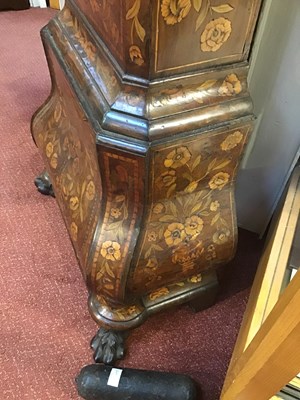 Lot 188 - An 18th century Dutch marquetry eight day...