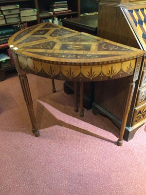 Lot 184 - A pair of late 18th/early 19th century walnut,...