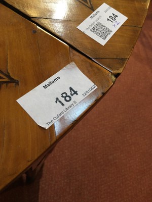 Lot 184 - A pair of late 18th/early 19th century walnut,...