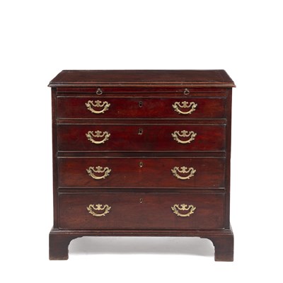 Lot 183 - A George III mahogany bachelor's chest with a...