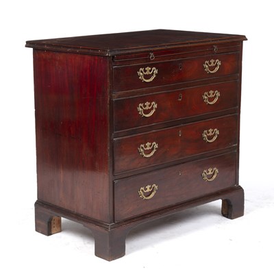 Lot 183 - A George III mahogany bachelor's chest with a...