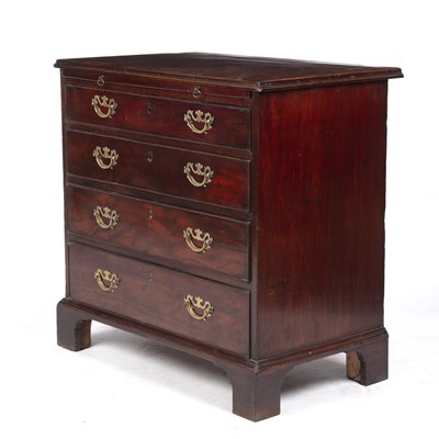 Lot 183 - A George III mahogany bachelor's chest with a...