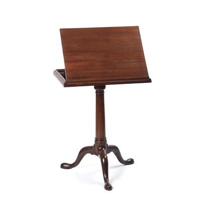 Lot 174 - A George III mahogany reading table with...