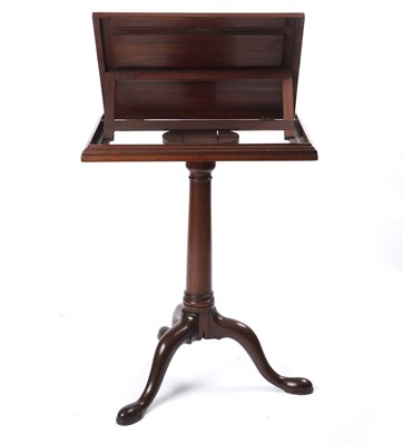 Lot 174 - A George III mahogany reading table with...