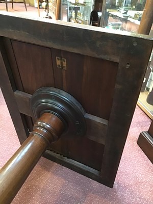 Lot 174 - A George III mahogany reading table with...
