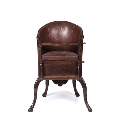 Lot 178 - An 18th century Cuban mahogany child's chair...
